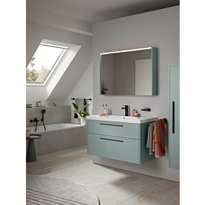 Lavabo pour meuble Duravit D-Code 23991000002 1000x480mm, avec trop-plein, trou pour robinetterie, blanc brillant