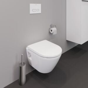 Duravit D-Neo WC set 45870900A1 with WC seat, rimless, white