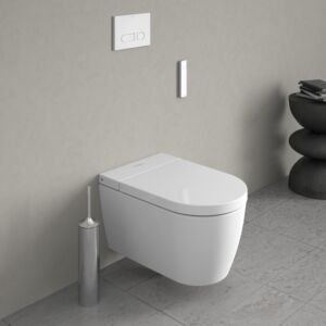 Duravit SensoWash Starck f Lite Dusch-WC 650001012004310 DuraShield, Komplettanlage mit WC-Sitz, Rimless, weiß