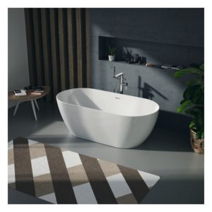 Duravit DuraKanto Badewanne 700560000000000 160x7cm, freistehend, weiß