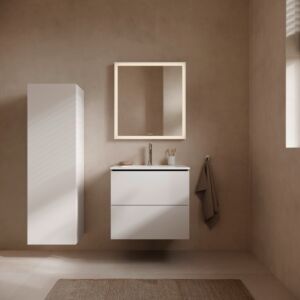 Duravit L-Cube Waschtischunterbau LC624001818 weiß matt, 62x55,5x48,1cm, 2 Schubladen