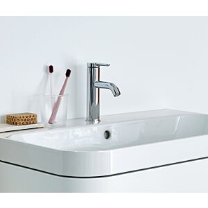 Duravit C.1 Waschtischmischer M C11020001010 chrom, mit Ablaufgarnitur, Ausladung 113 mm