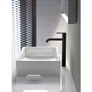 Duravit C.1 washbasin mixer C11040002046 projection 166mm, without pop-up waste set, matt black