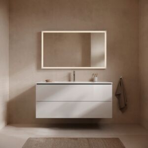 Duravit L-Cube Waschtischunterschrank LC624302222 122 x 48,1 cm, weiß hochglanz, 2 Schubkästen, wandhängend