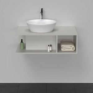 Duravit D-Neo meuble sous-vasque DE492800707 80 x 55 cm, Gris Béton Mat , 2000 , compartiment 2000 console match3