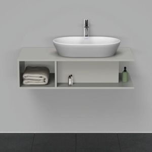 Duravit D-Neo DE495900707 100 x 55 cm, Gris Béton Mat , 2000 compartiment, 2000 console console, montage mural