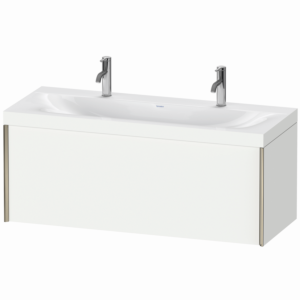 Duravit XViu vasque XV4613OB118C 120x48cm, 2000 , champagne mat, Cadres C, blanc mat