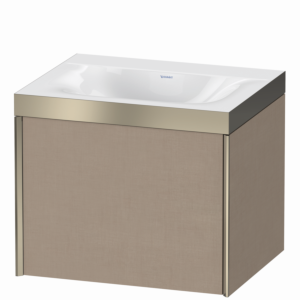 XViu Duravit vasque XV4609NB175P 60x48cm, 2000 , sans trou pour robinet, champagne mat, Cadres P, lin