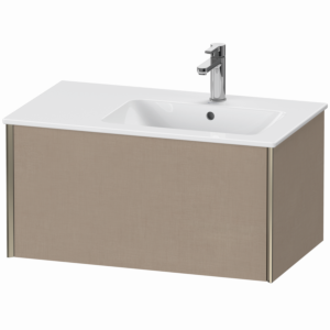 Duravit XViu vanity unit XV40260B175 81 x 40 x 48 cm, linen, 2000 pull-out, wall-hung, matt champagne