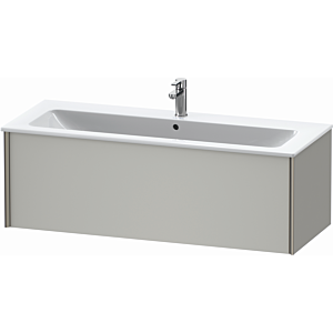Duravit XViu vanity unit XV40280B107 121 x 40 x 48 cm, concrete gray matt, 2000 pull-out, wall-hung, champagne matt