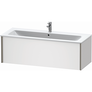 XViu Duravit vasque XV40280B118 121 x 40 x 48 cm, blanc mat, 2000 coulissant, suspendu, champagne mat