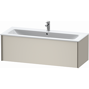 Duravit XViu Waschtisch-Unterschrank XV40280B191 121 x 40 x 48 cm, taupe matt, 1 Auszug, wandhängend, champagner matt