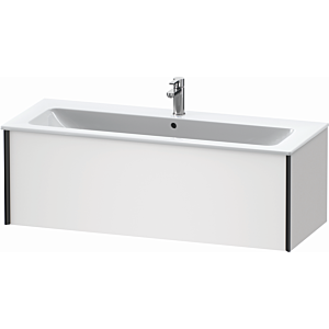 Duravit XViu vanity unit XV40280B218 121 x 40 x 48 cm, matt white, 2000 pull-out, wall-hung, matt black