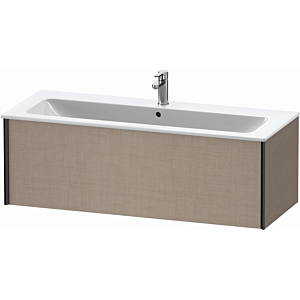 XViu Duravit vasque XV40280B275 121 x 40 x 48 cm, lin, 2000 , suspendu, noir mat