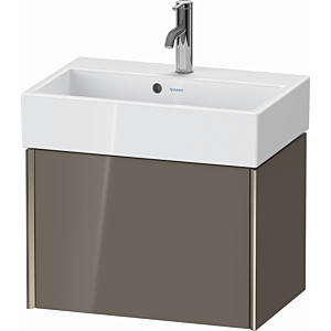 Duravit XViu vanity unit XV42160B189 58.4x38.4x39.7cm, 2000 pull-out, matt champagne, flannel gray high gloss