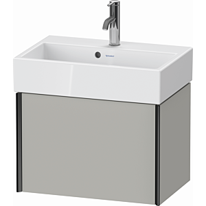 Duravit XViu Waschtisch-Unterschrank XV42160B207 58,4x38,4x39,7cm, 1 Auszug, schwarz matt, betongrau matt