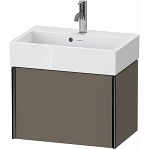 XViu Duravit vasque XV42160B290 58,4x38,4x39,7cm, 2000 , noir mat, flanelle gris soie mat