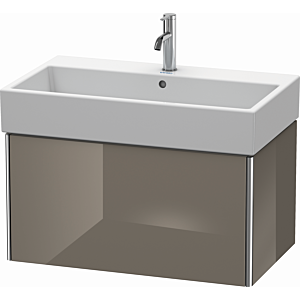 Duravit XSquare Waschtisch-Unterschrank XS409508989 78,4x39,7x46cm, 1 Auszug, Flannel Grey hochglanz