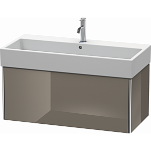 Duravit XSquare Waschtisch-Unterschrank XS409608989 98,4x39,7x46cm, 1 Auszug, Flannel Grey hochglanz
