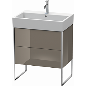 Duravit XSquare Duravit XS447408989 68,4x49,1x46cm, 2 tiroirs, flanelle gris brillant