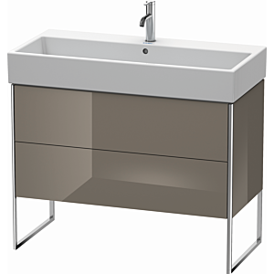 Duravit XSquare Duravit XS447608989 98,4x49,1x46cm, 2 tiroirs, flanelle gris brillant