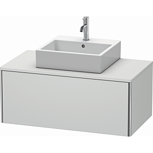 Duravit XSquare Waschtisch-Unterschrank XS490103636 100x40x54,8cm, 1 Auszug, weiß seidenmatt