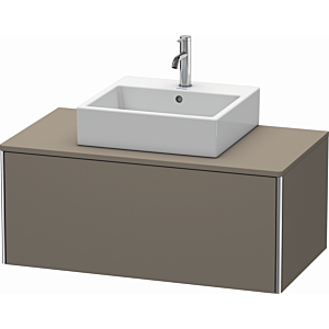 Duravit XSquare Waschtisch-Unterschrank XS490109090 100x40x54,8cm, 1 Auszug, Flannel Grey seidenmatt