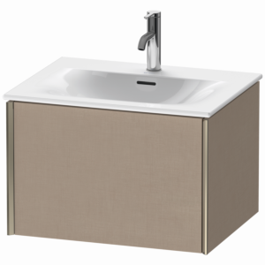 Duravit XViu Waschtisch-Unterschrank XV40320B175 61 x 39,7 x 48 cm, leinen, 1 Auszug, champagner matt