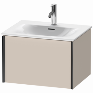 Duravit XViu vanity unit XV40320B291 61 x 39.7 x 48 cm, matt taupe, 2000 pull-out, matt black