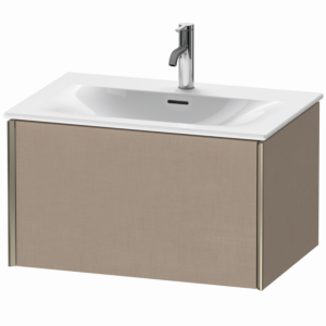 Duravit XViu Waschtisch-Unterschrank XV40330B175 71 x 39,7 x 48 cm, leinen, 1 Auszug, champagner matt