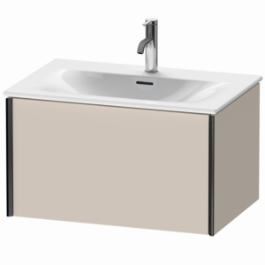 XViu Duravit vasque XV40330B291 71 x 39,7 x 48 cm, taupe mat, 2000 , noir mat