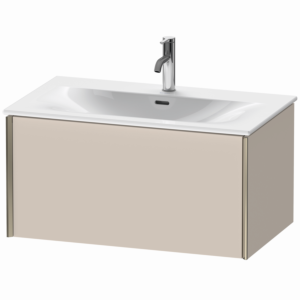 Duravit XViu Waschtisch-Unterschrank XV40340B191 81 x 39,7 x 48 cm, taupe matt, 1 Auszug, champagner matt