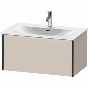 XViu Duravit vasque XV40340B291 81 x 39,7 x 48 cm, taupe mat, 2000 , noir mat
