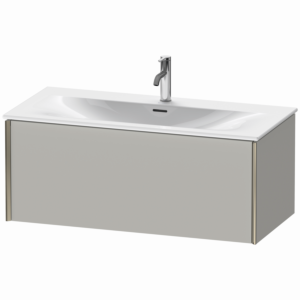 XViu Duravit vasque XV40350B107 101 x 39,7 x 48 cm, gris béton mat, 2000 , champagne mat
