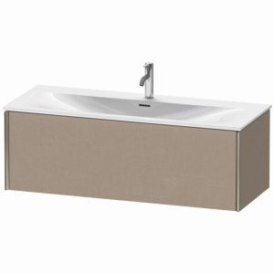 Duravit XViu vanity unit XV40360B175 121 x 39.7 x 48 cm, linen, 2000 pull-out, matt champagne