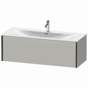 XViu Duravit vasque XV40360B207 121 x 39,7 x 48 cm, gris béton mat, 2000 , noir mat