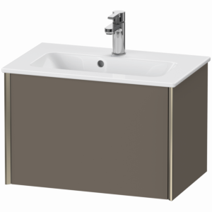 XViu Duravit vasque XV40780B190 61 x 40 x 39 cm, flanelle gris soie mat, 2000 , suspendu, champagne mat