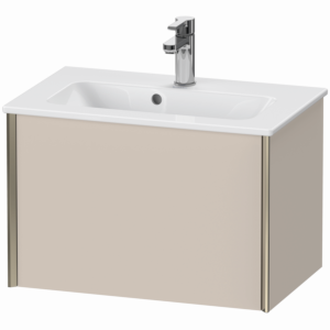 Duravit XViu Waschtisch-Unterschrank XV40780B191 61 x 40 x 39 cm, taupe matt, 1 Auszug, wandhängend, champagner matt