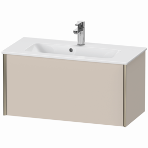XViu Duravit vasque XV40790B191 81 x 40 x 39 cm, taupe mat, 2000 , suspendu, champagne mat