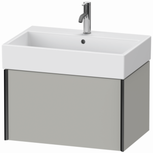 Duravit XViu Waschtisch-Unterschrank XV42350B207 68,4 x 39,7 x 45,4 cm, betongrau matt, 1 Auszug, schwarz matt