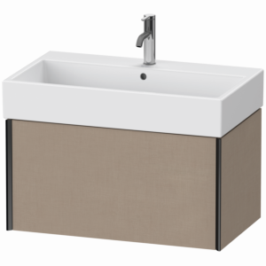 Duravit XViu Waschtisch-Unterschrank XV42360B275 78,4 x 39,7 x 45,4 cm, leinen, 1 Auszug, schwarz matt