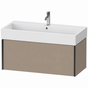 XViu Duravit vasque XV42370B275 98,4 x 39,7 x 45,4 cm, lin, 2000 , noir mat