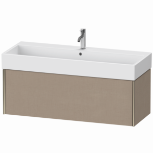 Duravit XViu vanity unit XV42380B175 118.4 x 39.7 x 45.4 cm, linen, 2000 pull-out, matt champagne