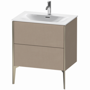 XViu Duravit vasque XV43010B175 71 x 59, 2000 x 48 cm, lin, 2 coulissants, champagne mat