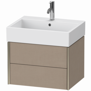 Duravit XViu vanity unit XV43340B175 58.4 x 39.7 x 45.4 cm, linen, 2 drawers, matt champagne