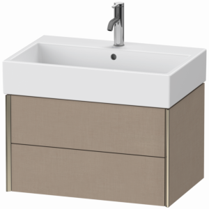Duravit XViu vanity unit XV43350B175 68.4 x 39.7 x 45.4 cm, linen, 2 drawers, matt champagne