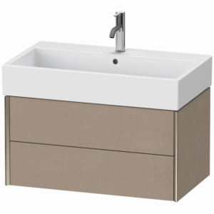 Duravit XViu Waschtisch-Unterschrank XV43360B175 78,4 x 39,7 x 45,4 cm, leinen, 2 Schubkästen, champagner matt