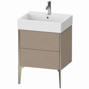 Duravit XViu Waschtisch-Unterschrank XV45340B175 58,4 x 49,3 x 45,4 cm, leinen, 2 Auszüge, champagner matt