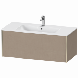 Duravit XViu Waschtisch-Unterschrank XV40270B175 101 x 40 x 48 cm, leinen, 1 Auszug, wandhängend, champagner matt
