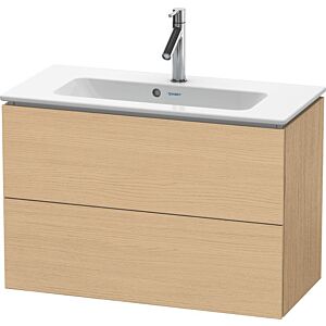 Duravit L-Cube Waschtisch-Unterschrank LC625703030 82 x 39,1 cm, Eiche natur, 2 Schubkästen, wandhängend